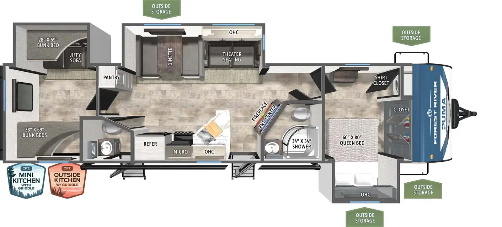 32BHQS Floorplan Image